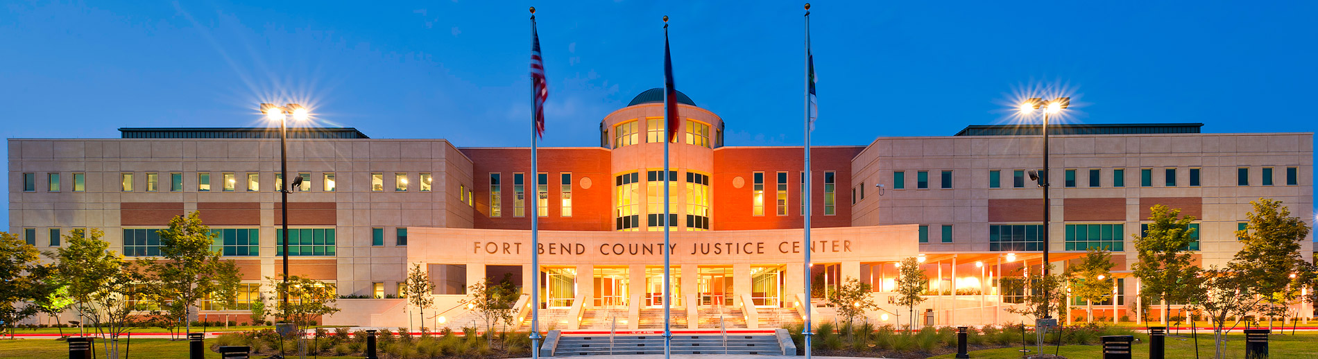 Front ob building of Fort Bend County Justice Center